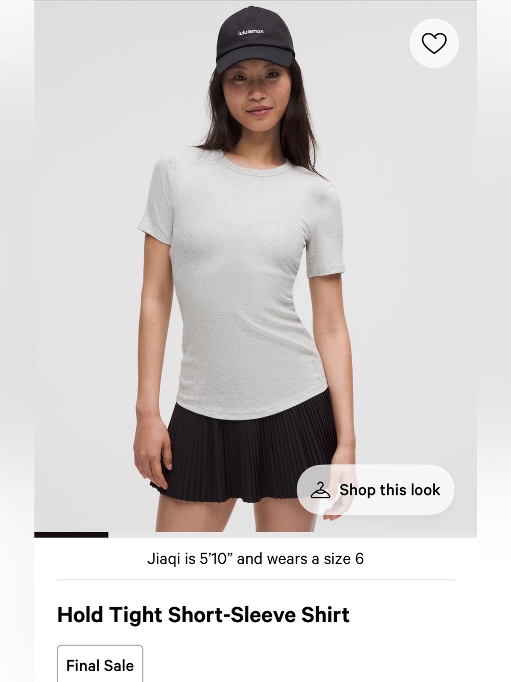 Lulu lemon hold tight Classic Crewneck Tee - Gray